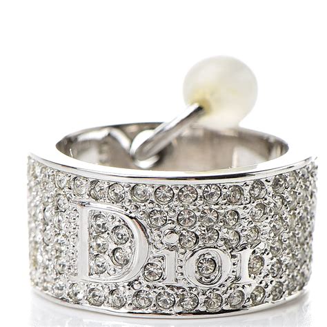 dior silver ring|christian dior rings for women.